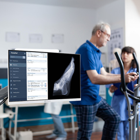 臨床檢視顯示器產品示意 臨床檢視顯示器產品示意