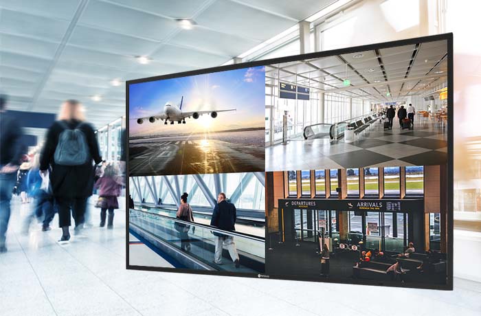 AG Neovo SMQ-Series 4K surveillance displays with BNC connectors