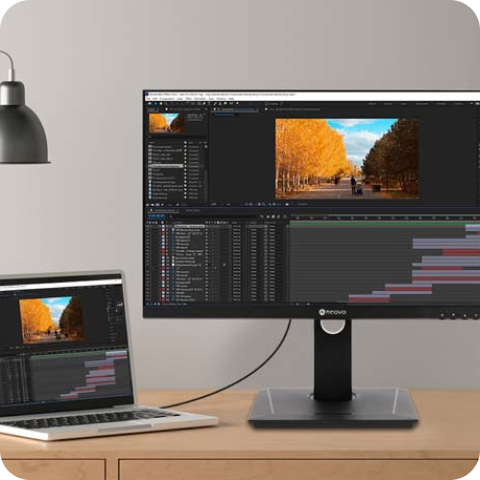 辦公螢幕應用情境圖