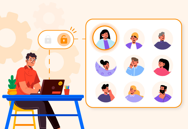 Neovo Manager 提供多元的角色管理功能示意圖