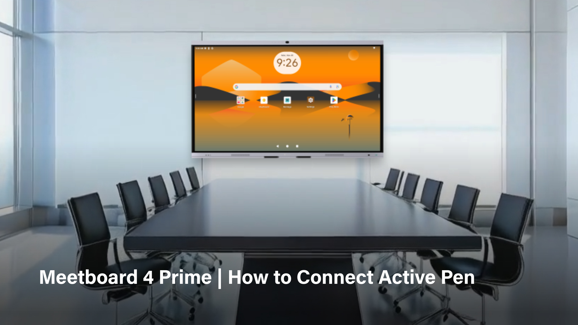Meetboard 4 Prime | How to Connect Active Pen