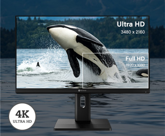 Full HD vs. 4K Ultra HD 解析度比較圖示_手機版