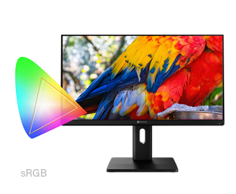 EM2451 涵蓋 100% sRGB 色域標準圖示_手機版